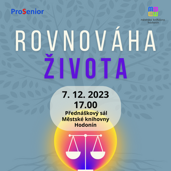 Beseda nad otázkami zdraví s MUDr. Pavlem Šáchou,
který představí svou knihu „Rovnováha života“,
v níž shrnul zkušenosti ze své třicetileté praxe lékaře.
Besedu doplní operními áriemi PhDr. Pavla Šáchová.